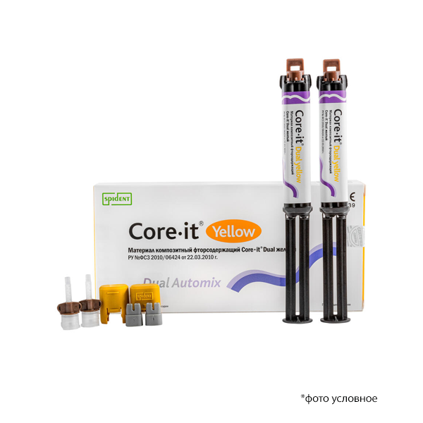 Кор ИТ Дуал / Core IT Dual желтый шприц 2*10гр 211300 купить